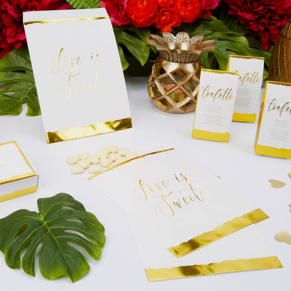 Picture of Dipped in Gold Sweetie Bags