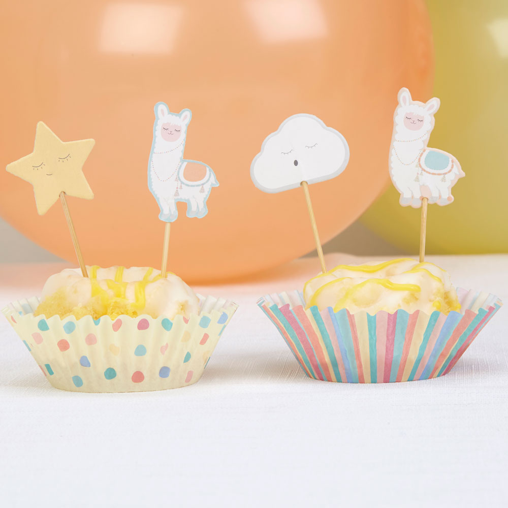 Picture of Cupcake Picks - Llama Love