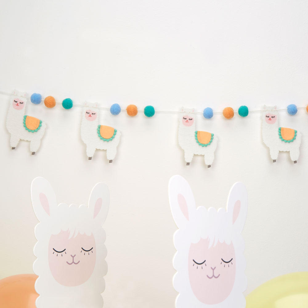 Picture of Felt Bunting - Llama Love