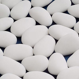 Show details for Vegan White Luxury Sugared Almonds Picture of Vegan White Luxury Sugared Almonds