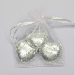 Picture of Vegan Silver Hearts Favour