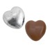 Picture of Silver DS Foil Milk Chocolate Hearts