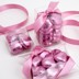 Picture of Pink DS Foil Milk Chocolate Hearts