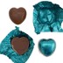 Picture of Teal DS Foil Milk Chocolate Hearts
