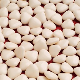 Picture of Vegan Ivory Mini Dragee Hearts 