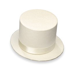 Picture of Top Hat in Ivory with Filling