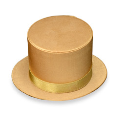 Picture of Top Hat in Gold with Filling