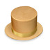 Picture of Top Hat in Gold with Filling