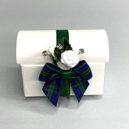 Picture of Green Tartan Sparkle Chest Favour