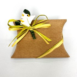 Picture of Natural Kraft Large Pillow Favour