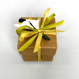 Picture of Natural Kraft Box & Lid Favour