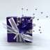 Picture of Regal Purple Silk Box & Lid Favour
