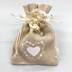 Picture of Hessian Bag with Large Heart