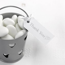 Show details for Silver Heart Favour Pail Picture of Silver Heart Favour Pail