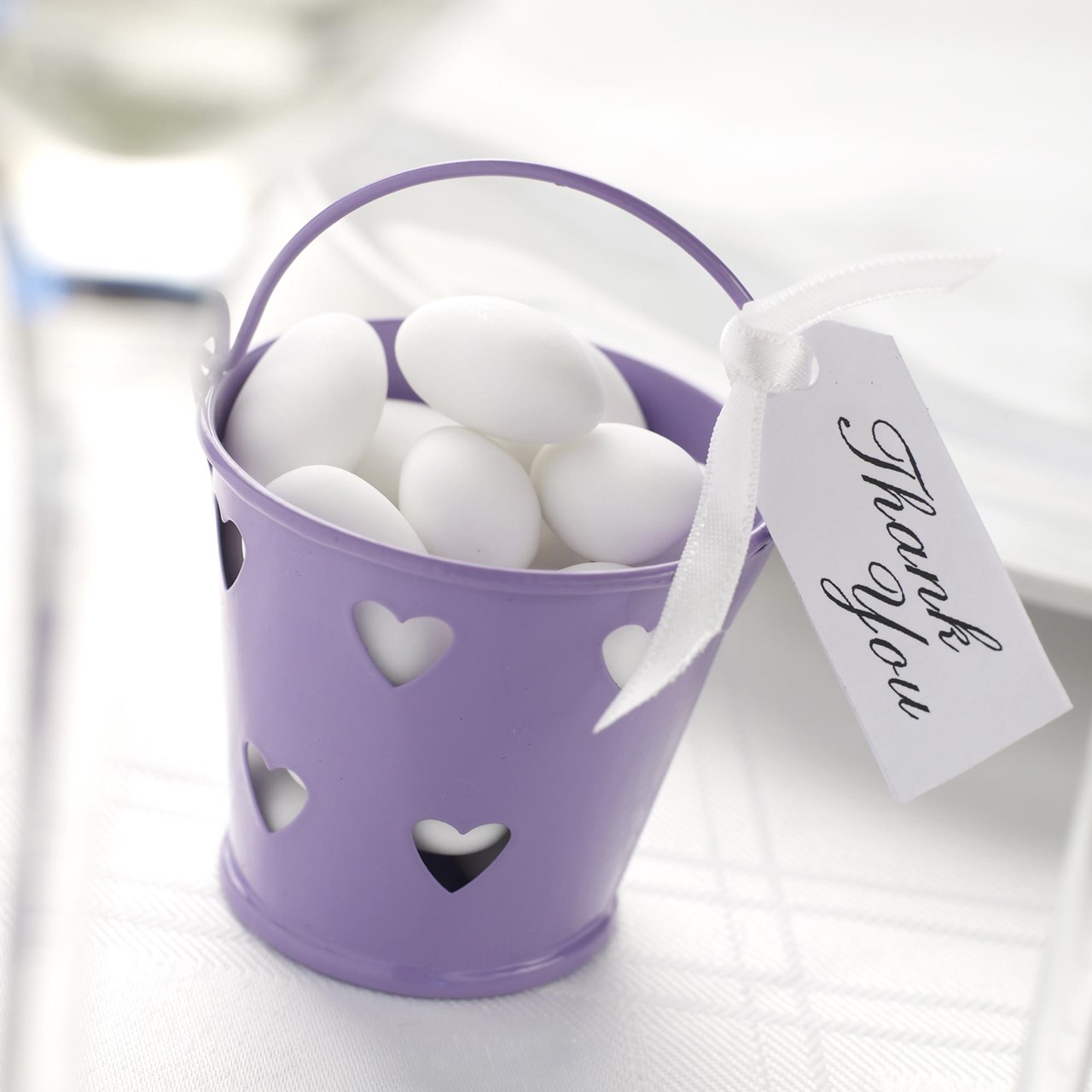 Picture of Purple Heart Favour Pail