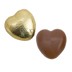 Picture of Soft Gold DS Foil Milk Chocolate Hearts