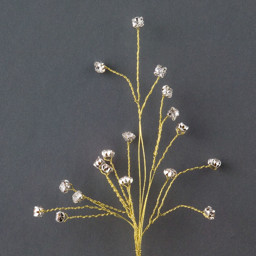 Show details for Clear Diamantes Gold Wire Picture of Clear Diamantes Gold Wire