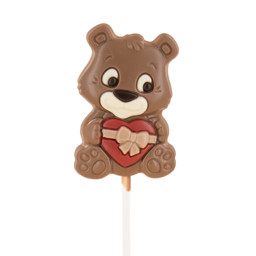 Show details for Belgian Chocolate Love Bear Lolly Picture of Belgian Chocolate Love Bear Lolly