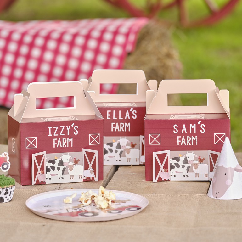 Picture of Farmyard Party Treat Boxes