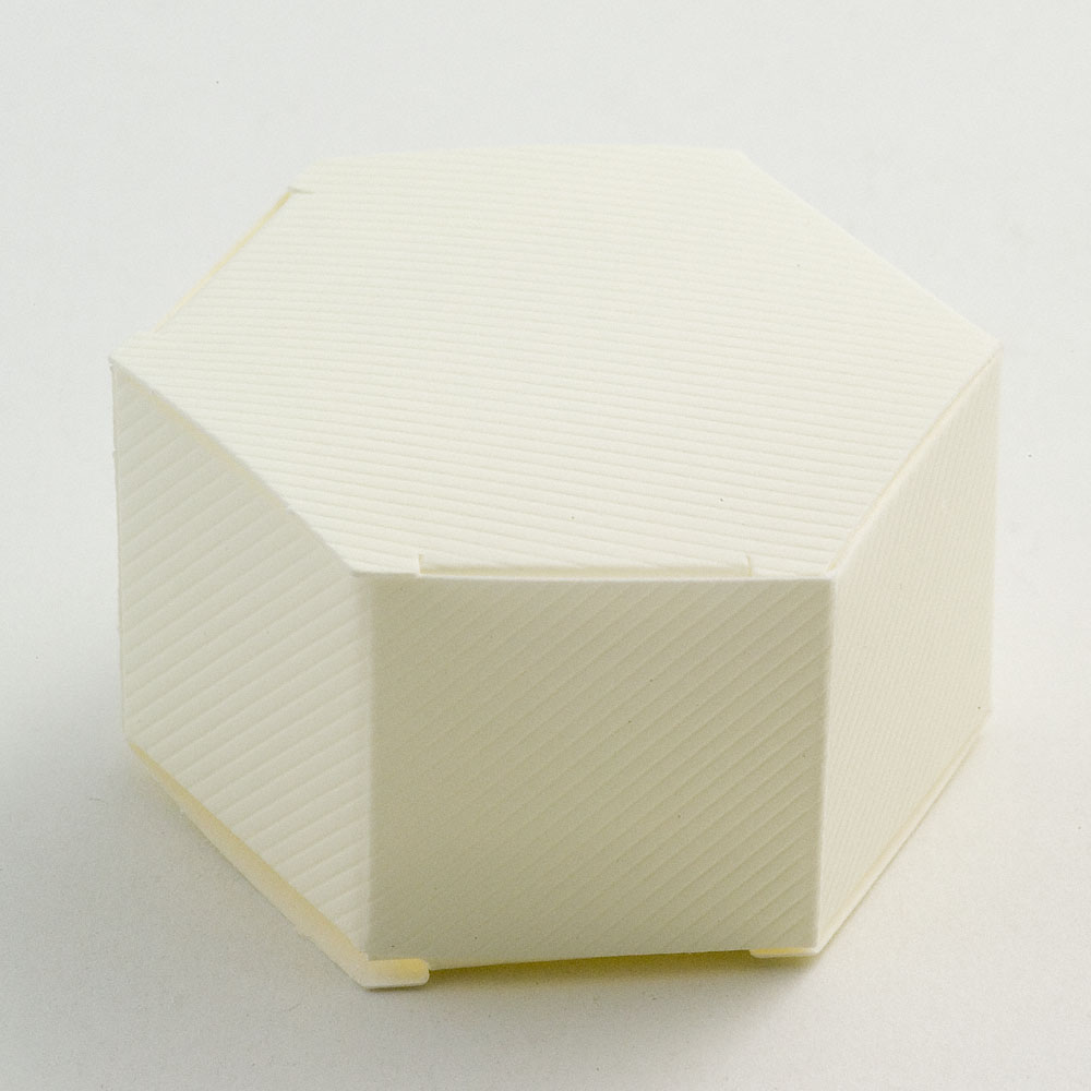 Picture of Scia Cream Hexagonal Favour Box