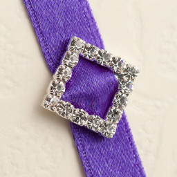 Show details for Diamante Buckle Small Diagonal Square Picture of Diamante Buckle Small Diagonal Square
