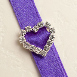 Show details for Diamante Buckle Small Horizontal Heart Picture of Diamante Buckle Small Horizontal Heart