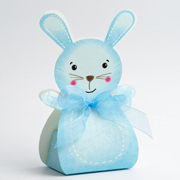 Picture of DIY Blue Friends Rabbit with Ribbon