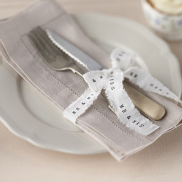 Picture of Frayed Ribbon - Mr and Mrs