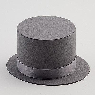 Picture of Top Hat in Grey with Filling