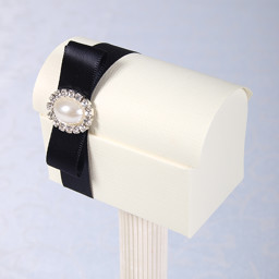 Show details for Luxury Simply Elegant Diamante and Pearl Chest Picture of Luxury Simply Elegant Diamante and Pearl Chest