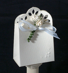 Show details for Matt & Moire White Sachetto Picture of Matt & Moire White Sachetto