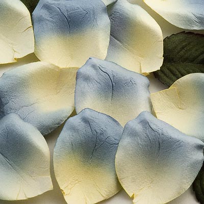 Picture of Paper Rose Petals in Blue