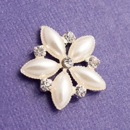 Show details for Pearl Flower & Diamante Trimming Picture of Pearl Flower & Diamante Trimming