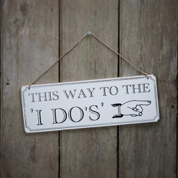 Picture of Reception Signs - I Do's