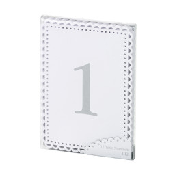 Picture of Rectangular Table Numbers 1 - 12