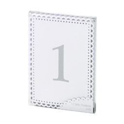 Show details for Rectangular Table Numbers 1 - 12 Picture of Rectangular Table Numbers 1 - 12