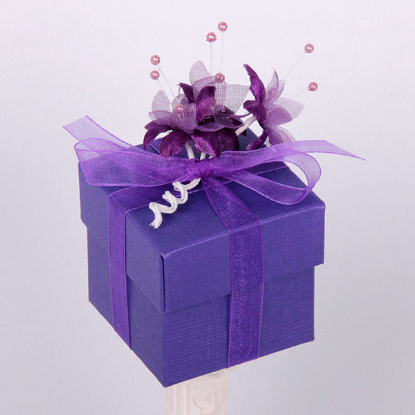 Picture of Silk Purple Design 1 Box & Lid