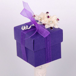 Show details for Silk Purple Design 2 Box & Lid Picture of Silk Purple Design 2 Box & Lid