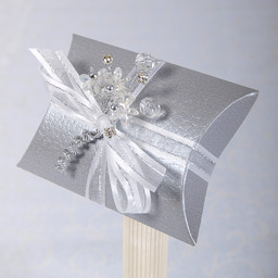 Show details for Silver Pelle Pillow Picture of Silver Pelle Pillow