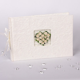 Show details for Simply Roses Photo Album- Heart Design Picture of Simply Roses Photo Album- Heart Design