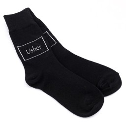 Show details for Wedding Socks - Usher Picture of Wedding Socks - Usher