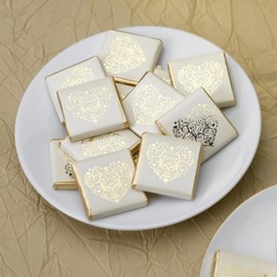 Picture of Vintage Romance Chocolates - Ivory/Gold