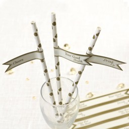 Show details for Vintage Romance - Straw Flags - Ivory/Gold Picture of Vintage Romance - Straw Flags - Ivory/Gold