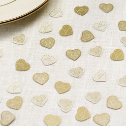 Picture of Vintage Romance - Table Confetti - Ivory/Gold
