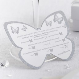 Picture of Scratch Trivia - Elegant Butterfly Silver