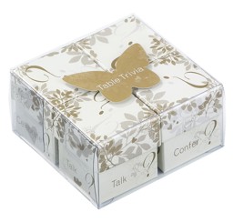 Show details for Wedding Trivia Boxes Gold Picture of Wedding Trivia Boxes Gold
