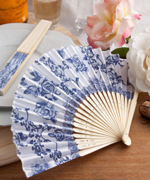 Picture of Elegant French Country Design Fan Favour