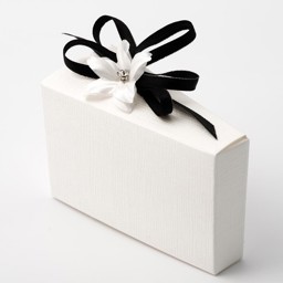 Show details for White Silk - Cake Box  Picture of White Silk - Cake Box