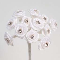 Show details for Diamante Ribbon Roses Picture of Diamante Ribbon Roses