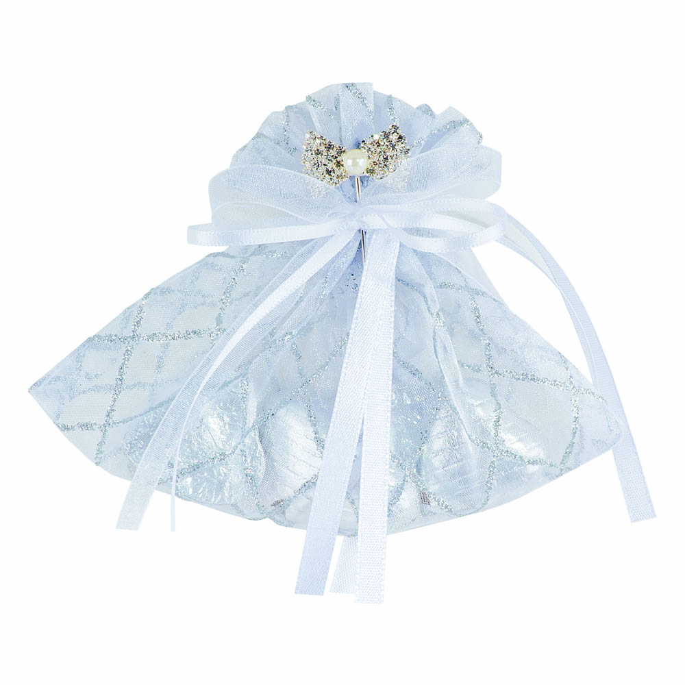 Organza Diamond Pouches UK Wedding Favours
